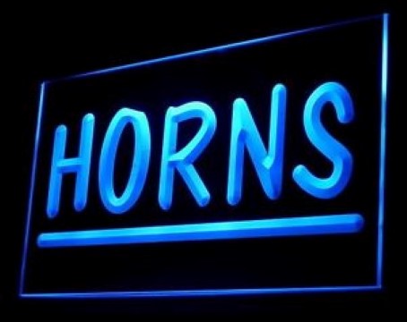 Horns French LED Neon Sign